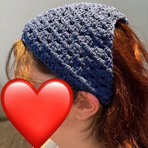 Made to Order Crochet Hair Bandana / Kerchief /Scarf
